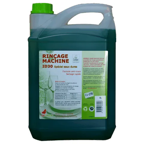 LAVE VAISSELLE : RINCAGE IDEGREEN ECOLABEL (5L)
