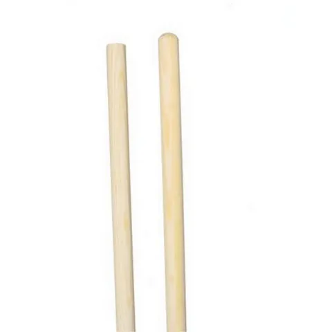 MANCHE BOIS BRUT 130CM EMBOUT FIN