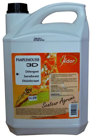 DETERGENT SOLS 3D JEDOR PAMPLEMOUSSE (5L)