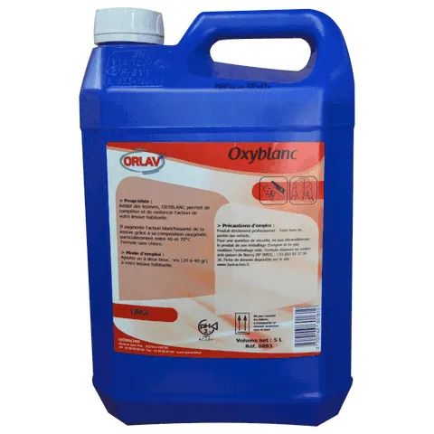 ADDITIF LAVAGE DU LINGE AGENT BLANCHISSANT ORLAV OXYBLANC (5L)