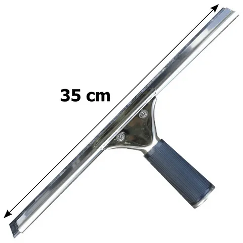 RACLETTE VITRES 35CM INOX AJUSTABLE ET RECHARGEABLE