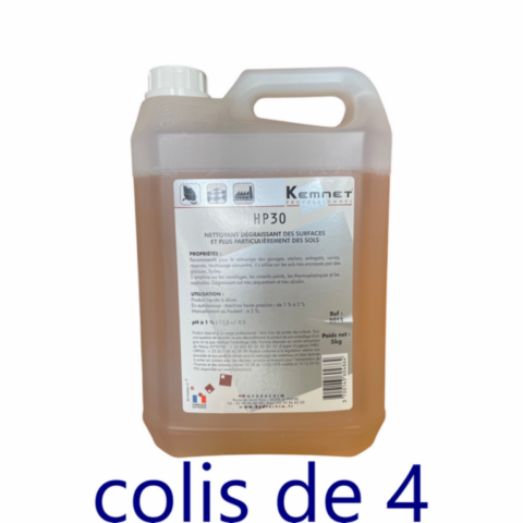 DEGRAISSANT ALIMENTAIRE SOLS ET SURFACES KEMNET HP30 x4