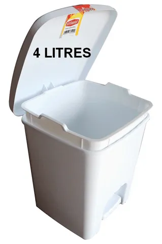 POUBELLE 4-8L A PEDALE ABS