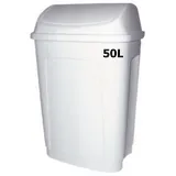 POUBELLE 50L COUVERCLE BASCULANT ABS