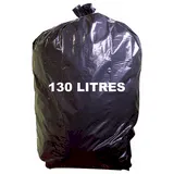 SAC POUBELLE 130L BD55 NOIR (CT 100)