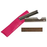 GRATTOIR VITRES INOX SOUS ETUI