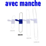 SUPPORT POUR FRANGE BALAYAGE A PLAT 60CM AVEC MANCHE