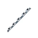 SUPPORT MURAL INOX ACCROCHE BALAI 5 EMPLACEMENTS