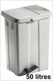 POUBELLE 50-55L A PEDALE ABS