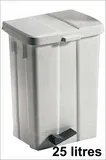 POUBELLE 25-30L A PEDALE ABS